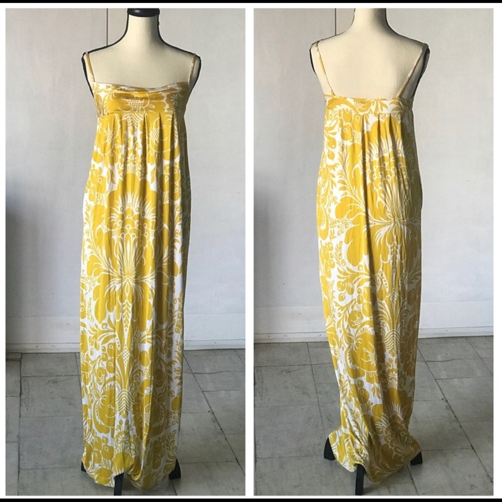 DVF Silk Floral Maxi Dress